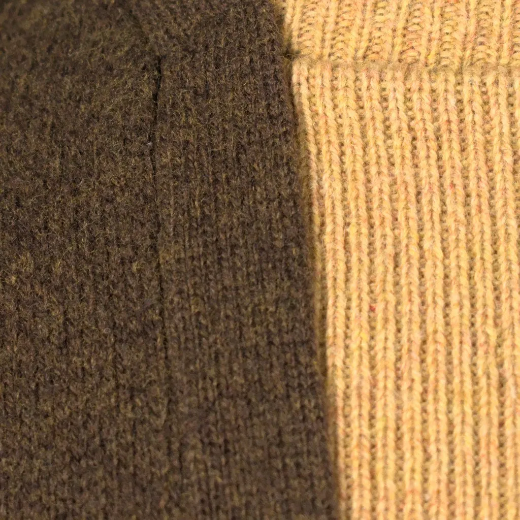 1960s Brown Faux Layer Sweater