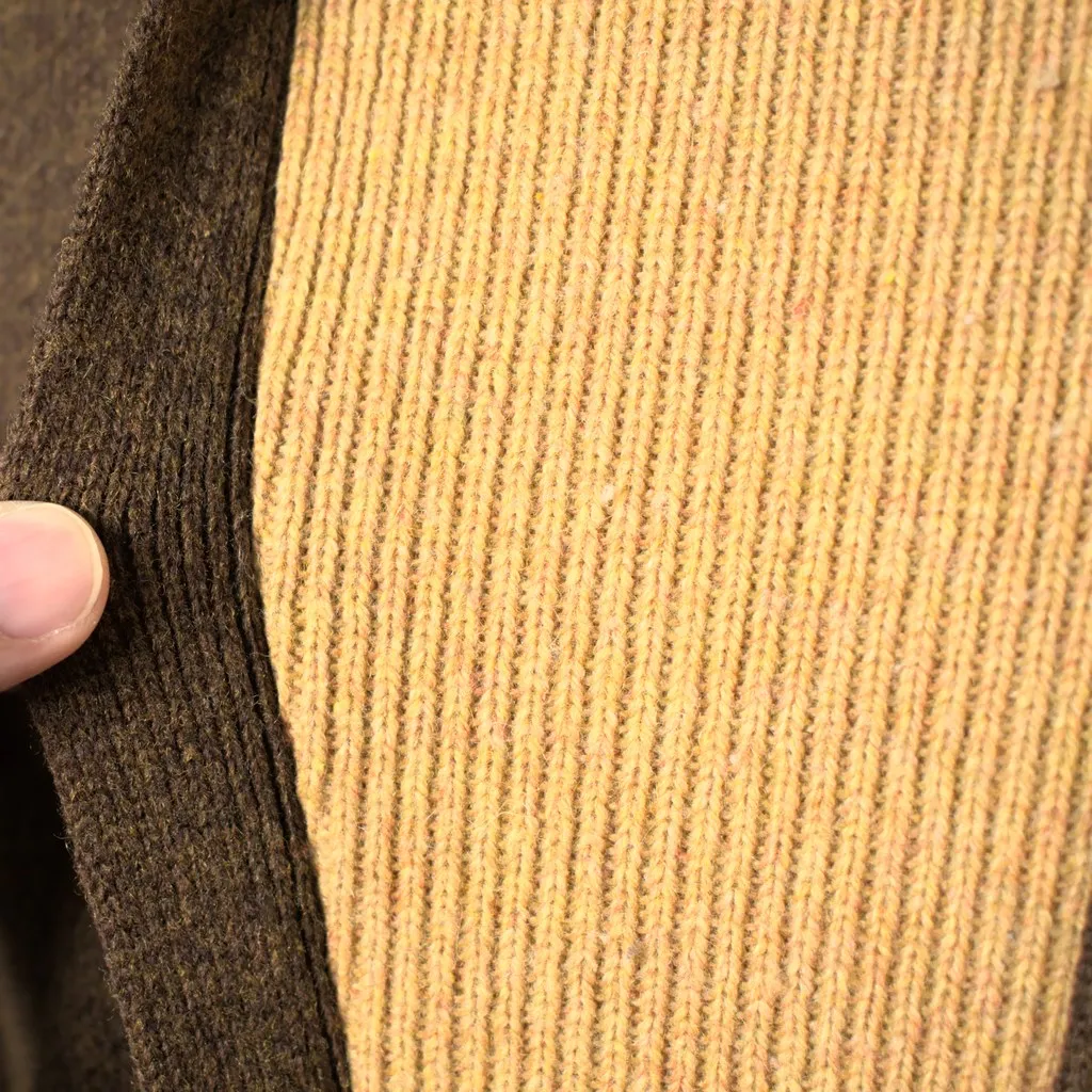 1960s Brown Faux Layer Sweater