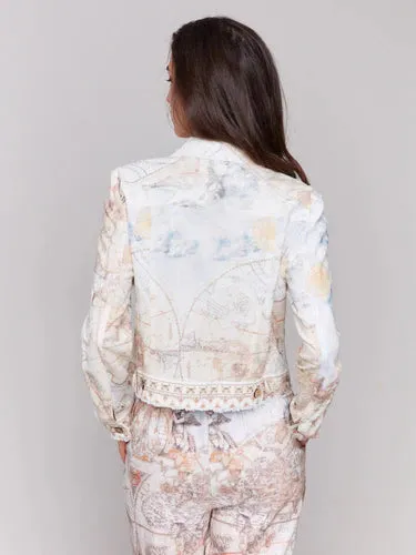 Charlie B Linen Blend Jacket - C6199 Atlas