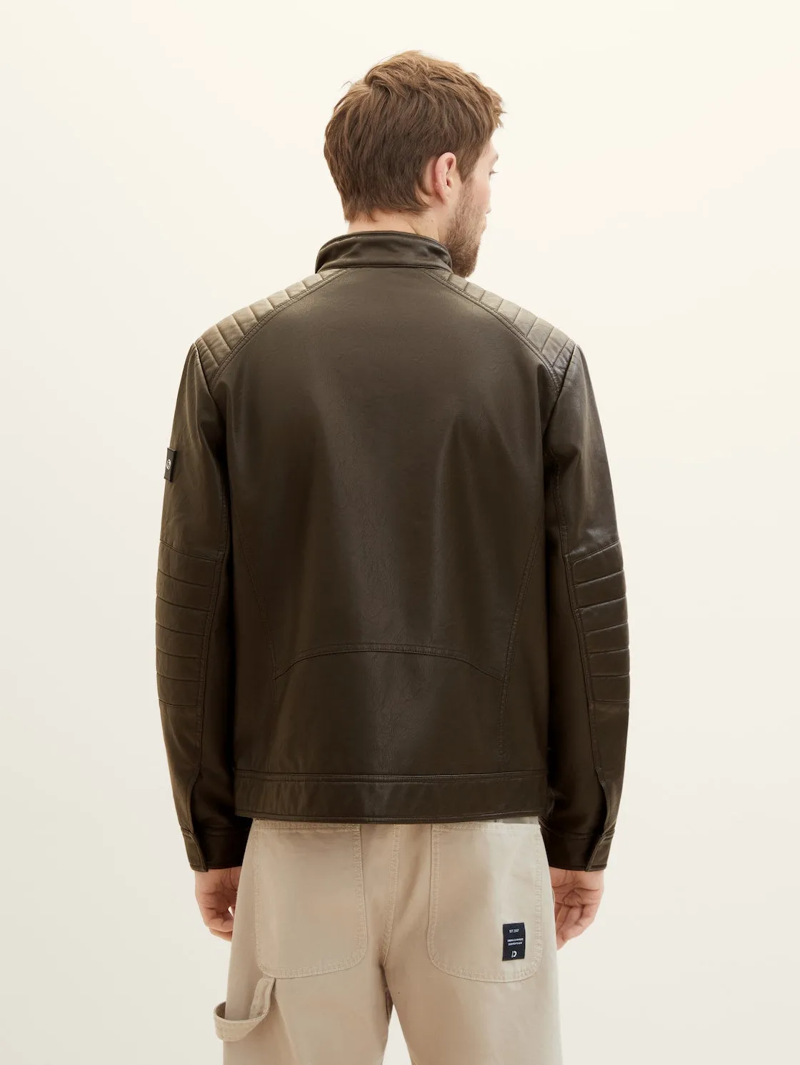 FAKE LEATHER BIKER