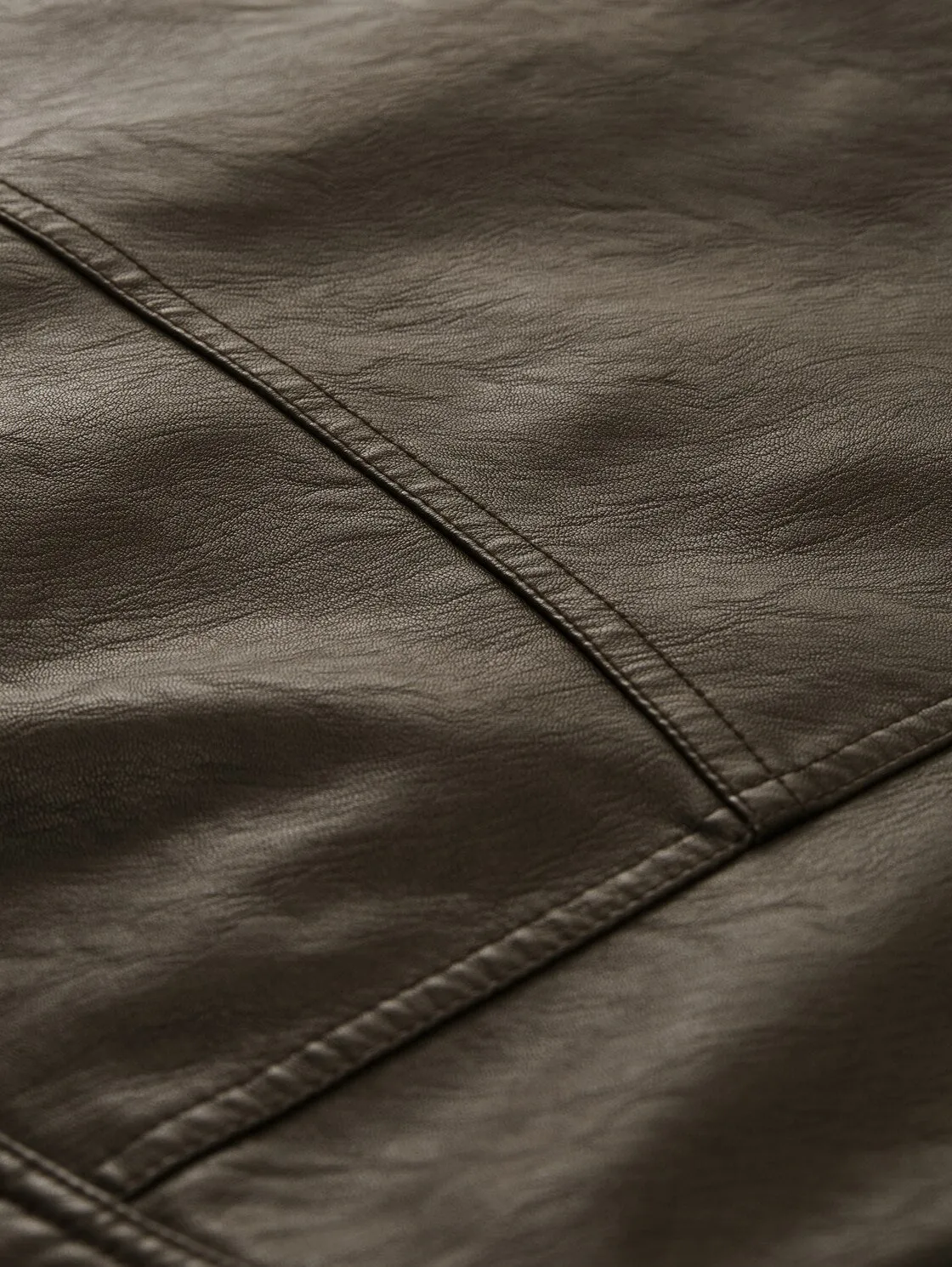 FAKE LEATHER BIKER