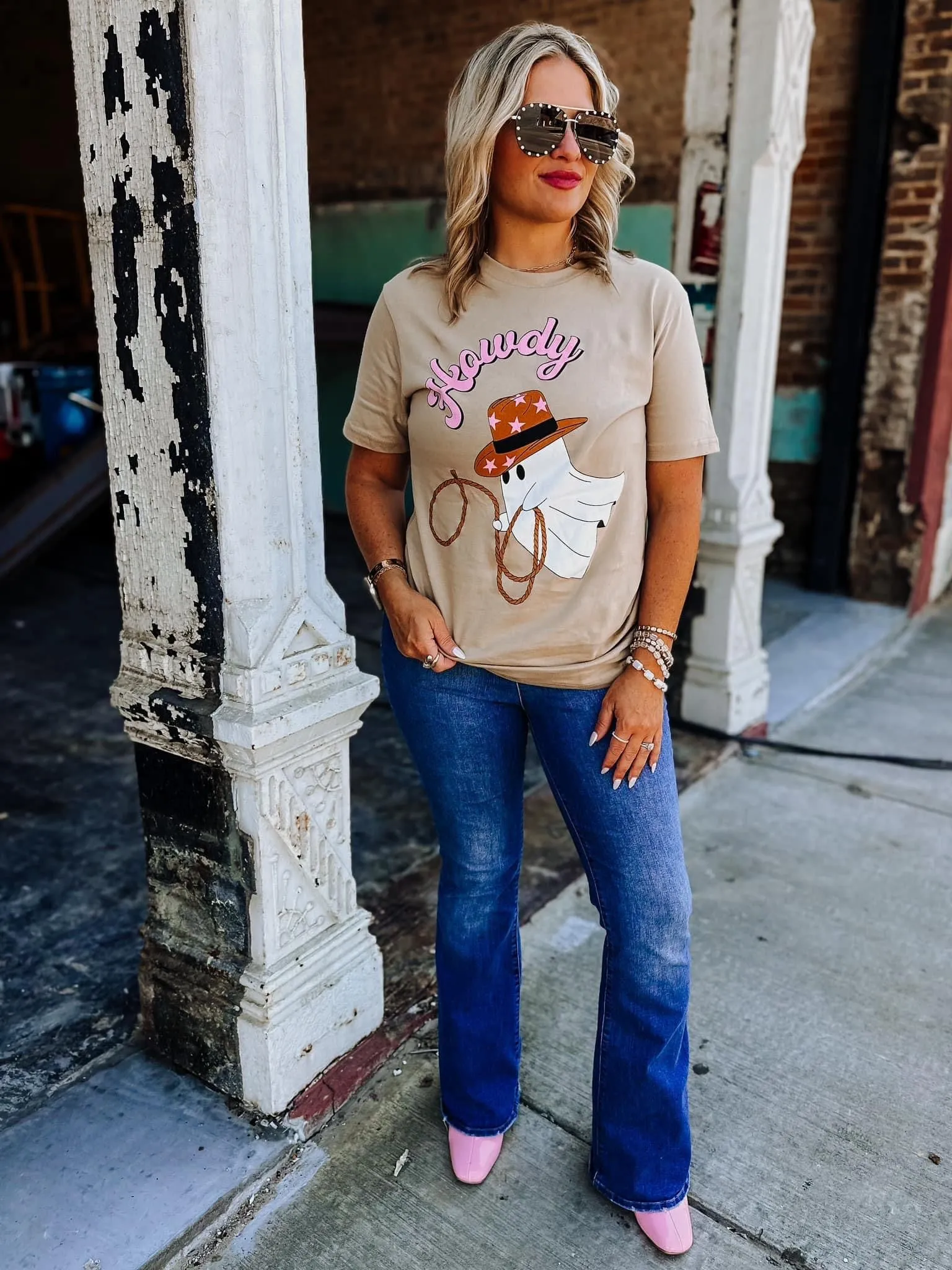 Howdy ~ Western Ghost Graphic Tee