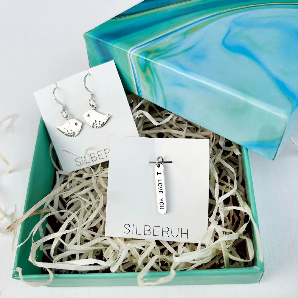 I Love You Silver Gift Set
