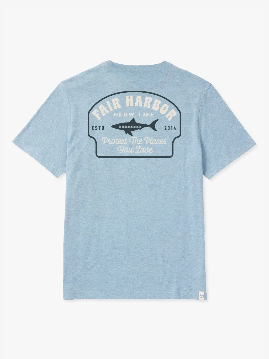 Kismet Tee |  Light Blue Slow Life