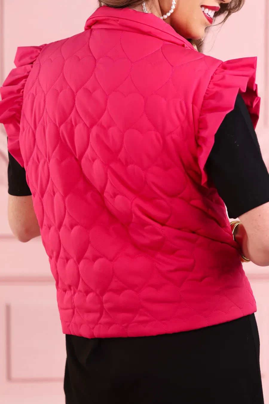 Love Like Ours Heart Puffer Vest