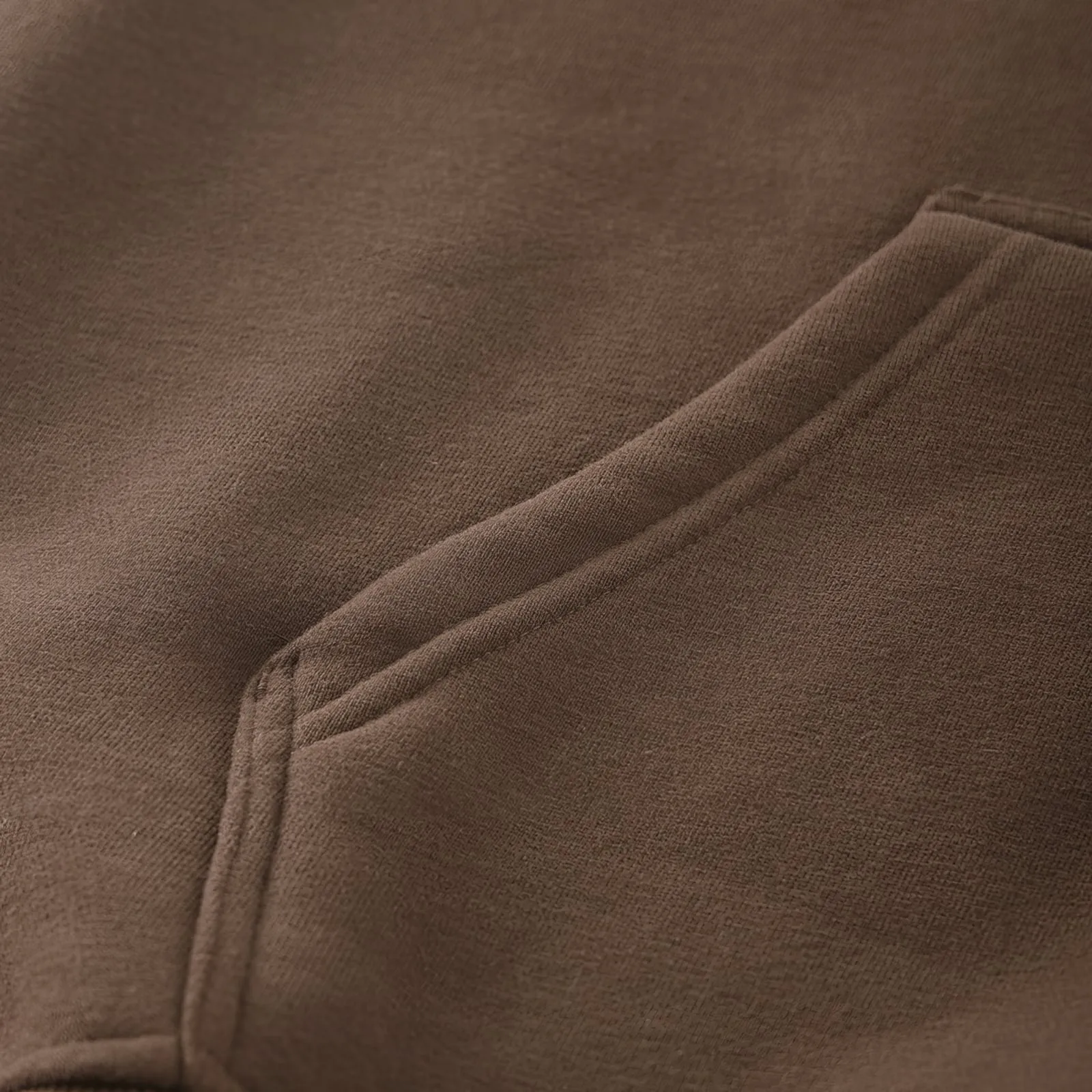 Oversized Solid Fleece Pullover Hoodie