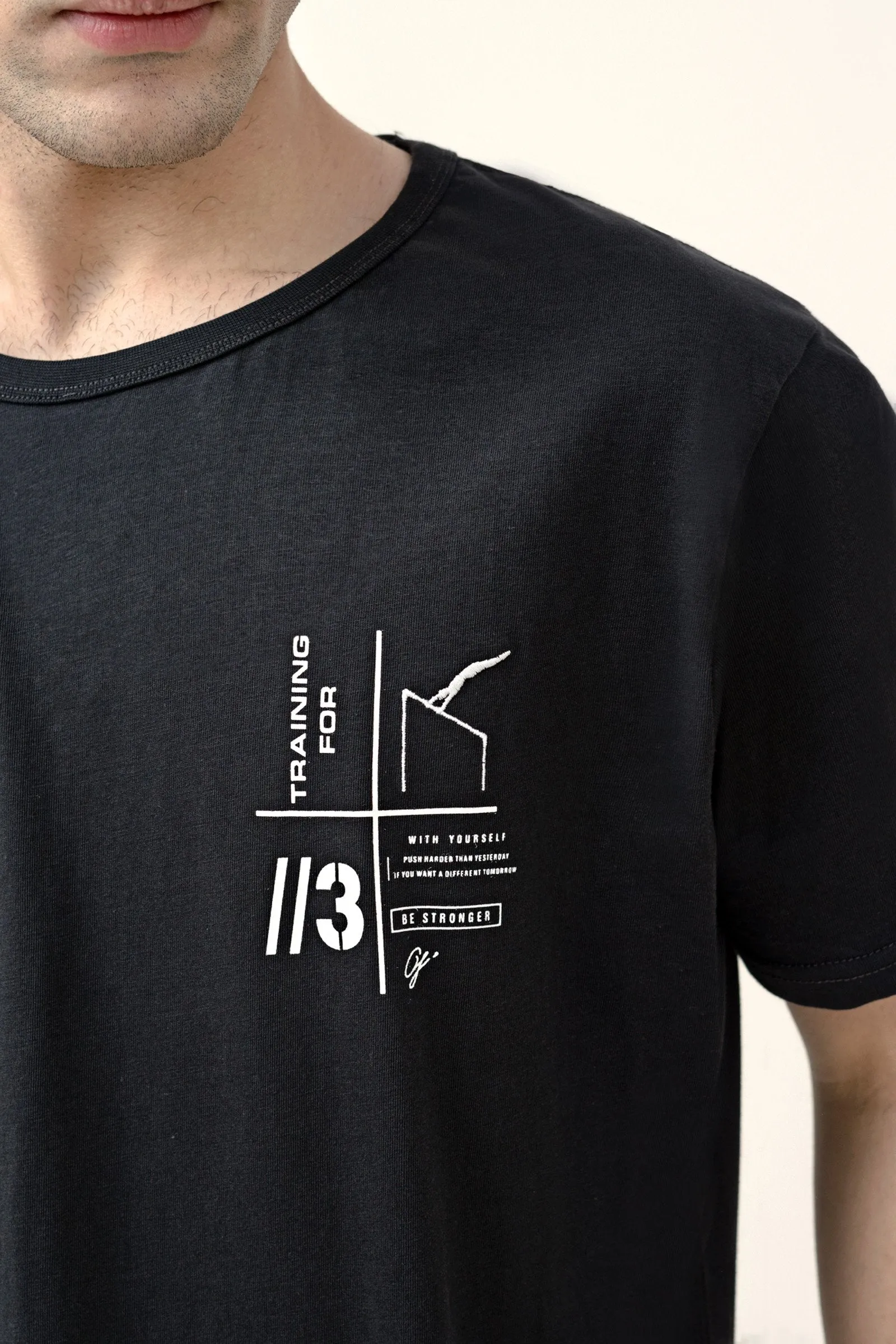 "Be Stronger" Printed T-Shirt