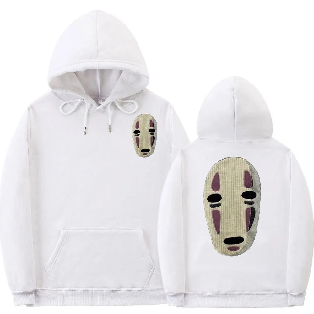 "FACELESS" - No Face Studio Ghibli Anime Oversized Hoodies | 6 Colors