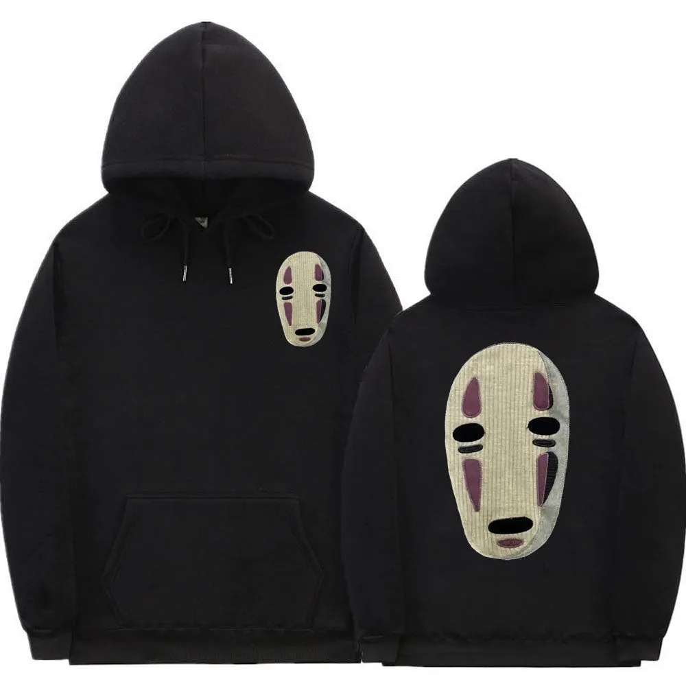 "FACELESS" - No Face Studio Ghibli Anime Oversized Hoodies | 6 Colors