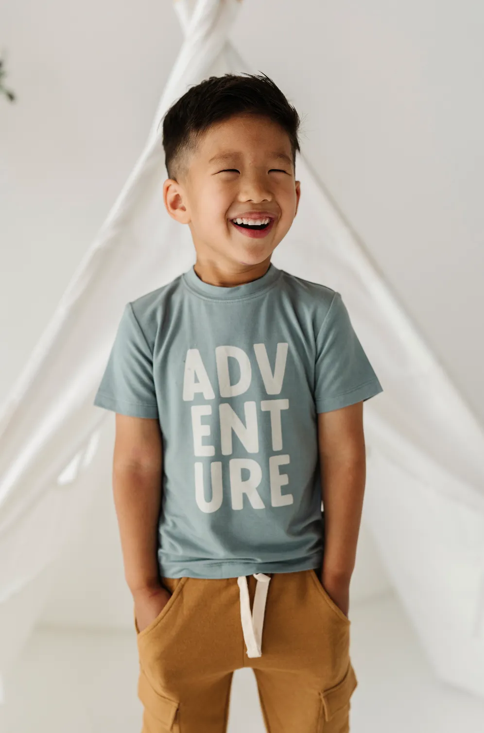 Short Sleeve Tee - Adventure in Storm, Boys