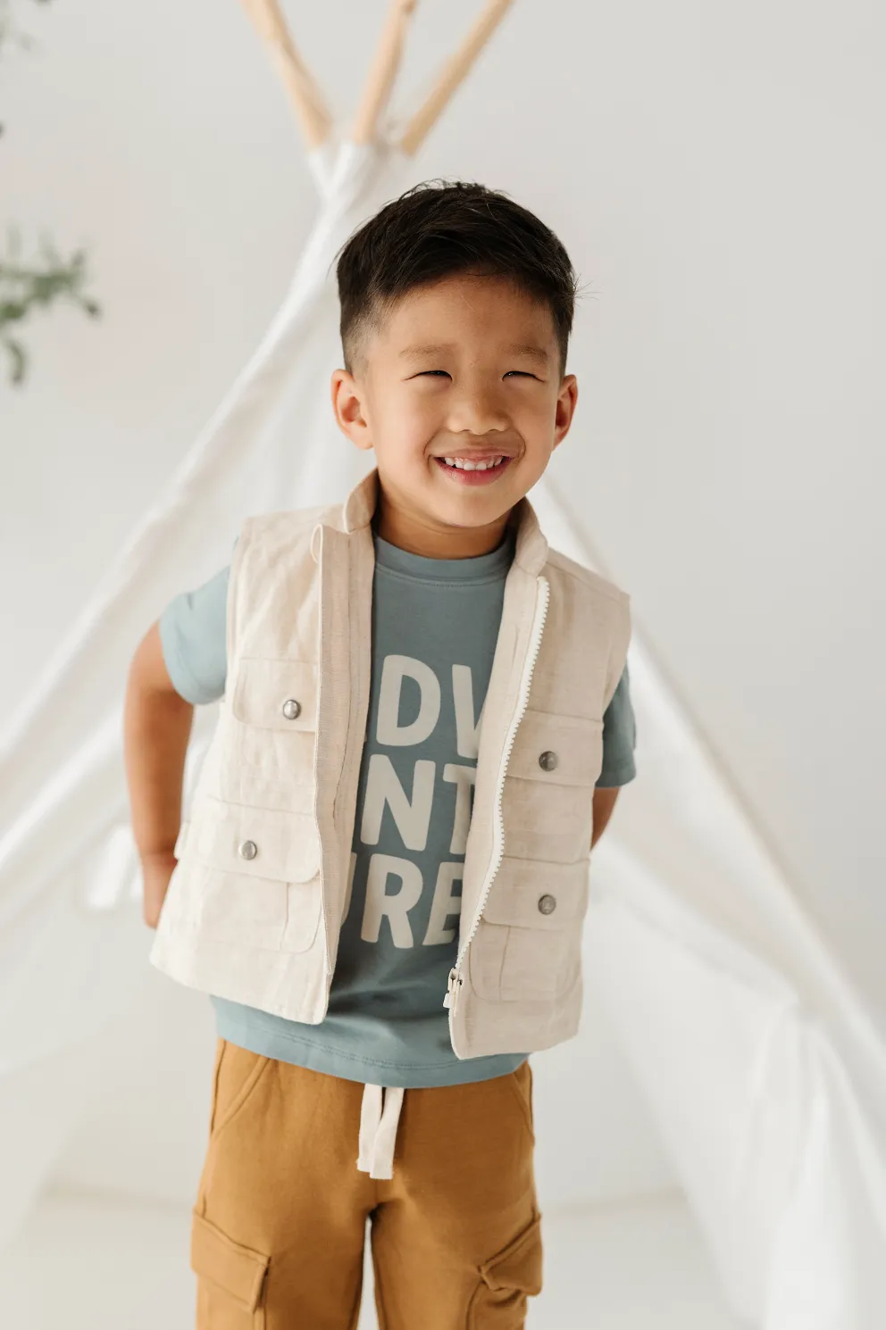 Short Sleeve Tee - Adventure in Storm, Boys