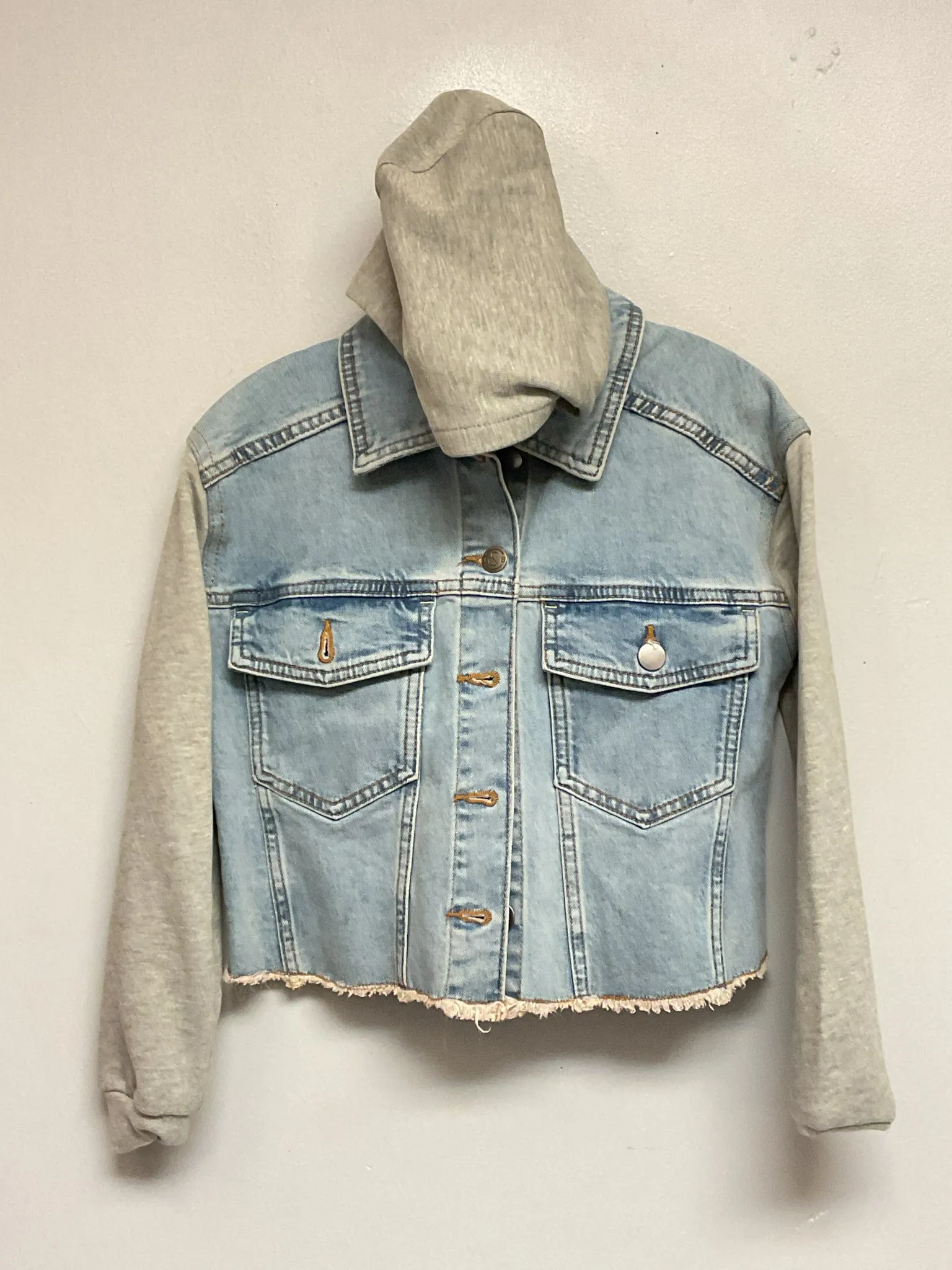 Treasure & Bond Size 10 Blue & Gray Denim Big Girls Jackets