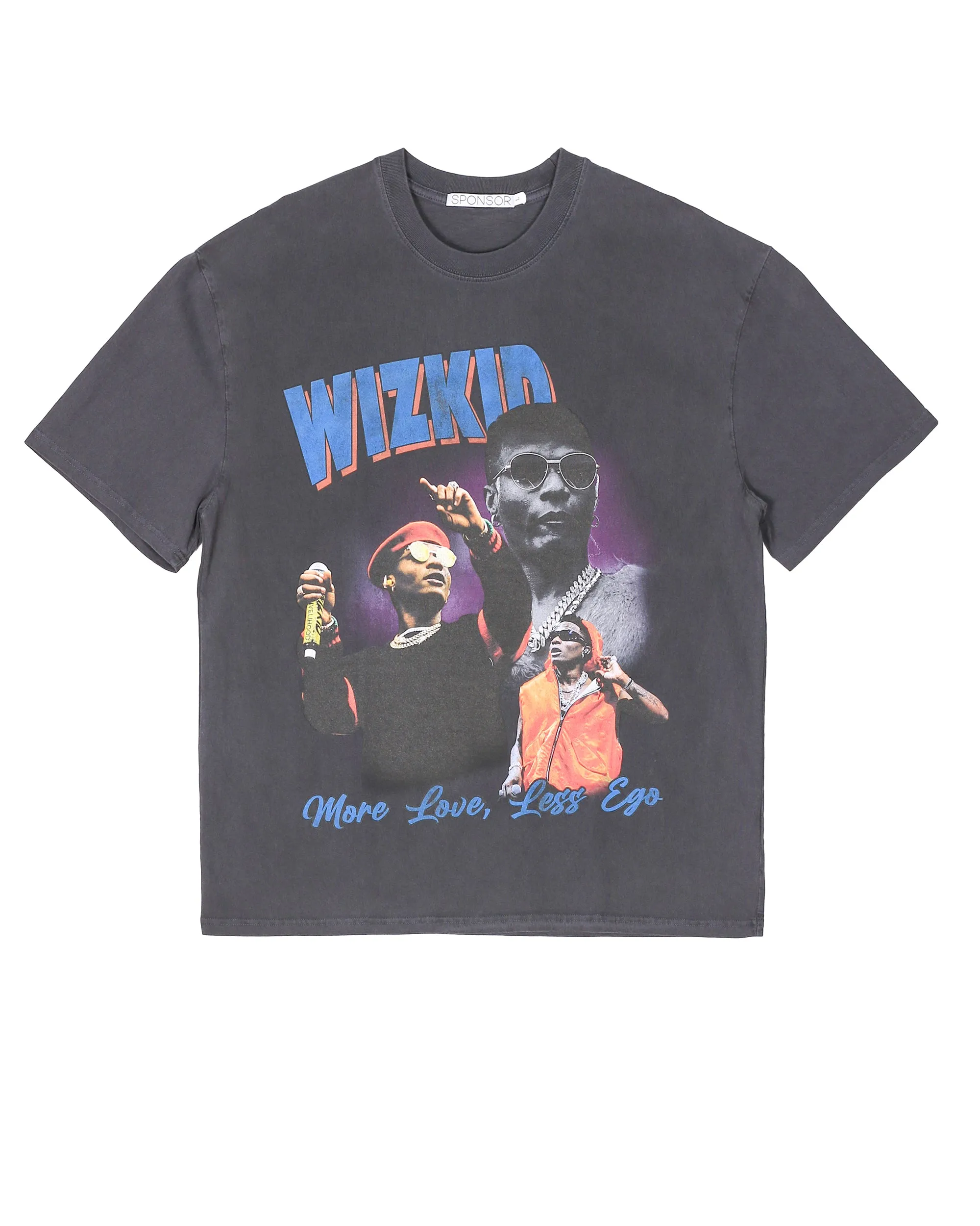 Wizkid More Love Less Ego Heavyweight Vintage Washed T Shirt